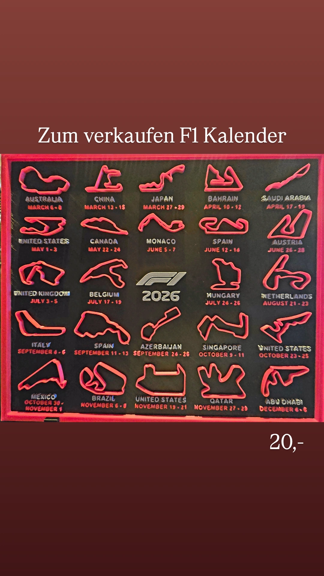 F1 Kalender